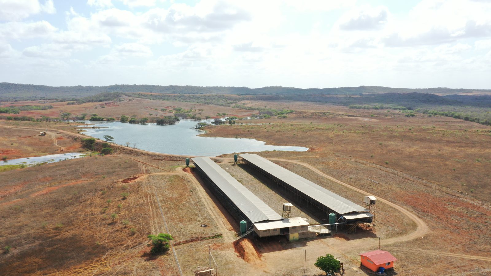 Vista aérea Granja La Fronda